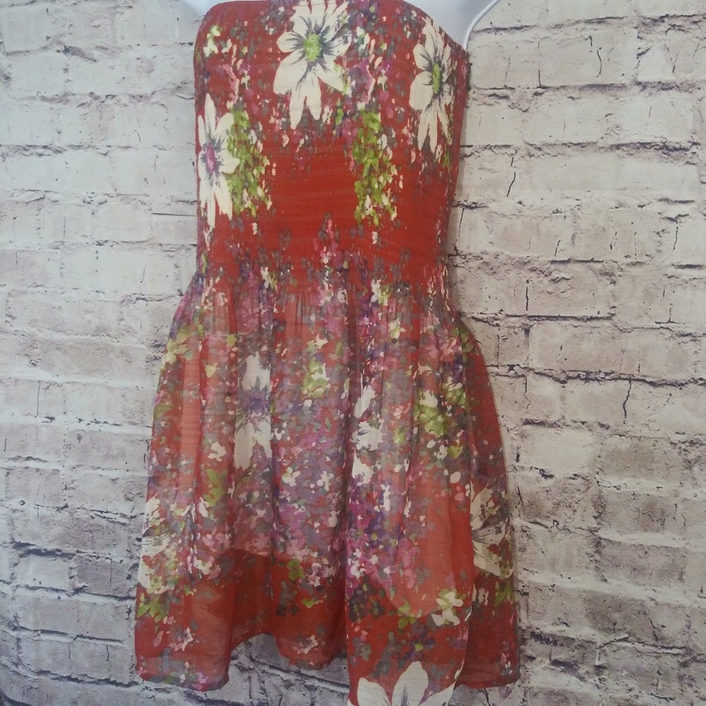 David Kahn strapless dress